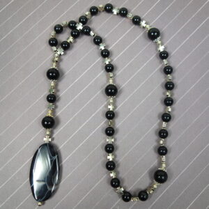 Onyx Crosses Protestant Prayer Bead Necklace - Image 8