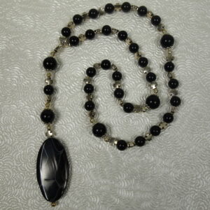 Onyx Crosses Protestant Prayer Bead Necklace - Image 9