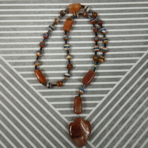 Red Agate Heart Protestant Prayer Beads - Image 10