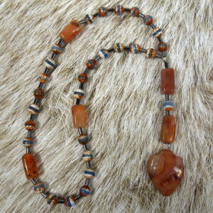 Red Agate Heart Protestant Prayer Beads - Image 3
