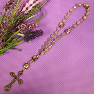 Cloudy Purple Protestant Prayer Bead Set - Image 5