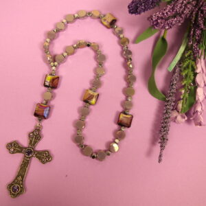 Cloudy Purple Protestant Prayer Bead Set - Image 7