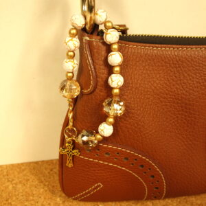 Crackled White Protestant Prayer Bead Set - Image 6