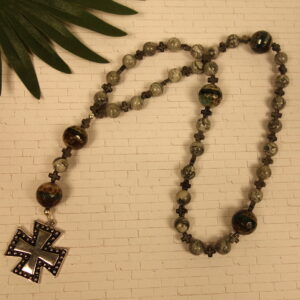 Picasso Jasper Protestant Prayer Bead Set - Image 6