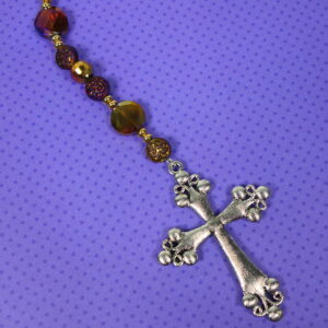 Purple N Gold Protestant Prayer Bead Set - Image 12