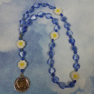 Blue Daisy Spinner Protestant Prayer Beads - Image 10